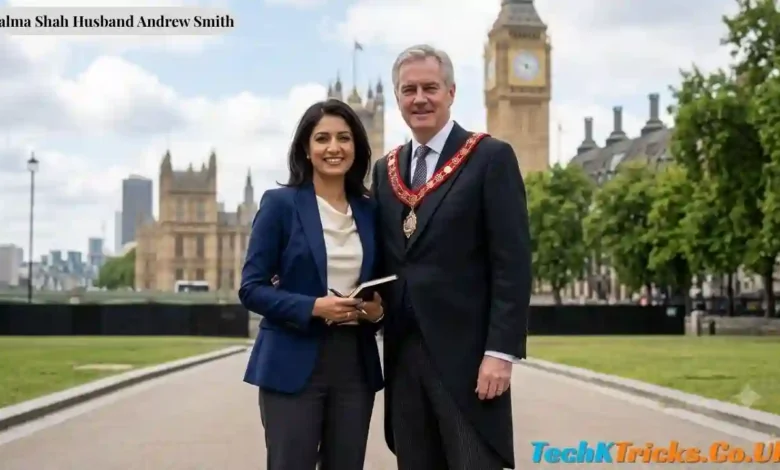 Salma Shah Husband Andrew Smith