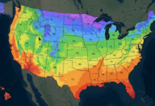 usda hardiness zone map