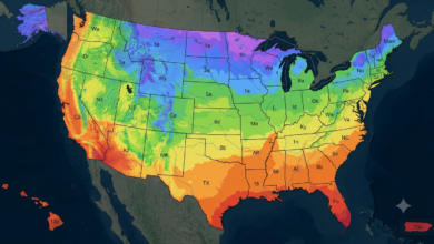 usda hardiness zone map