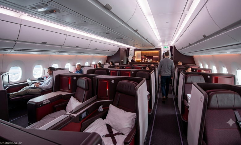 inside virgin atlantic planes